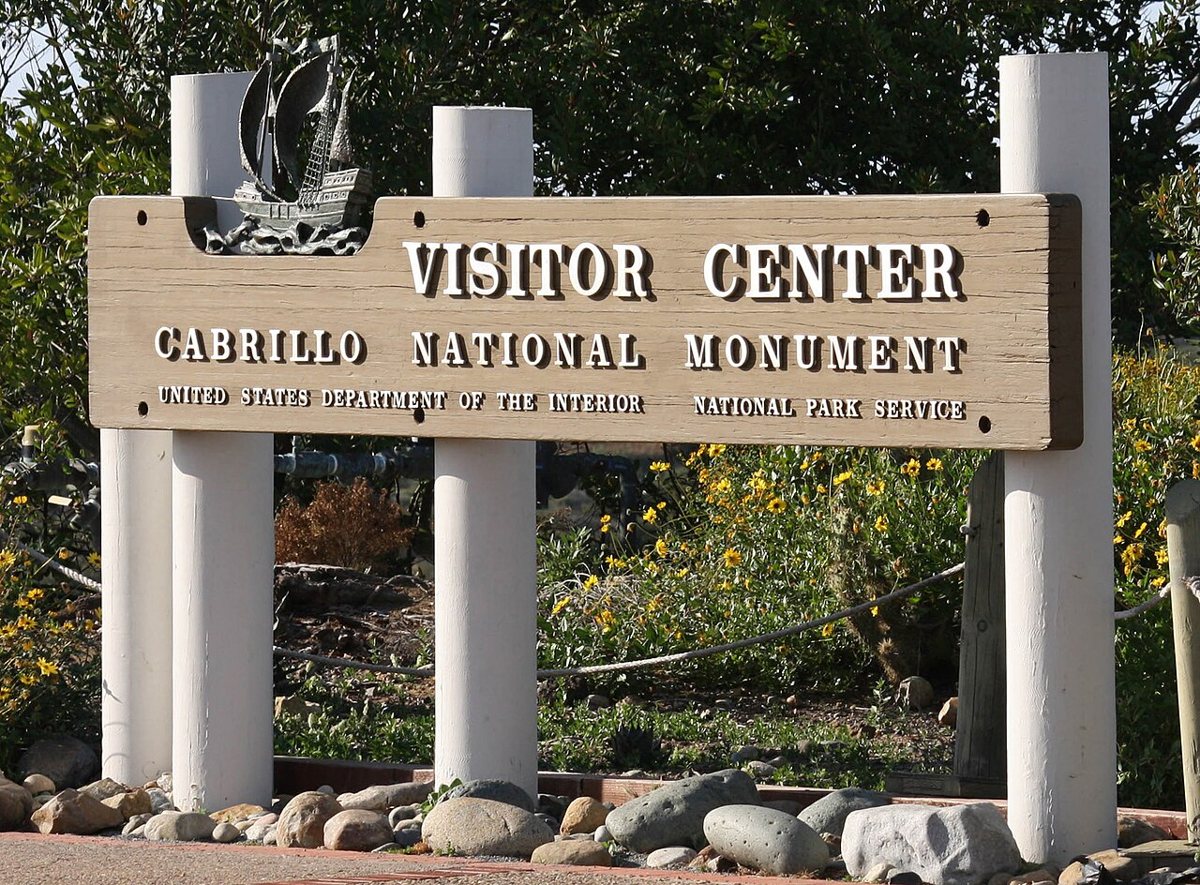 Coastal overlook and tide pools at Cabrillo National Monument on Point Loma, San Diego